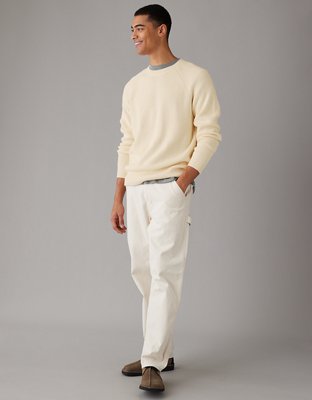 Cream crew hotsell neck sweater