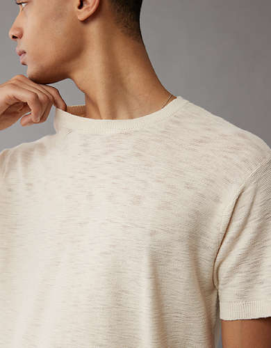 AE Short-Sleeve Sweater T-Shirt