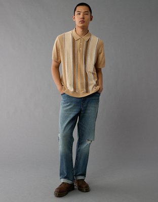 AE Weekend Sweater Polo Shirt