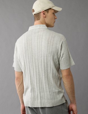 AE Weekend Tipped Sweater Polo Shirt