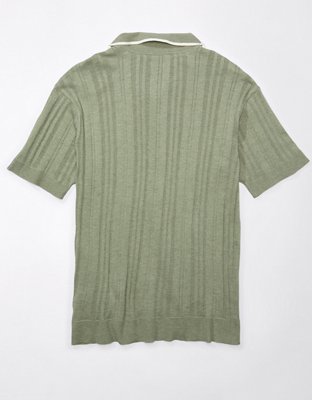 AE Weekend Tipped Sweater Polo Shirt