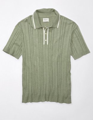 AE Weekend Tipped Sweater Polo Shirt