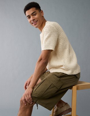 AE Open Knit Sweater T-Shirt
