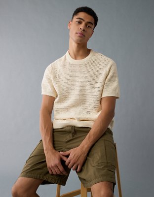 AE Open Knit Sweater T-Shirt