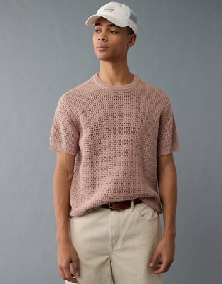 AE Open Knit Sweater T-Shirt
