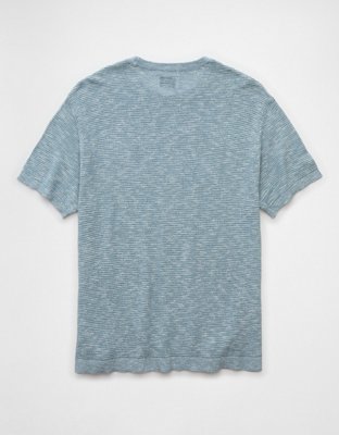 T-shirt en tricot de mélange de lin AE