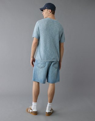 AE Linen-Blend Sweater T-Shirt