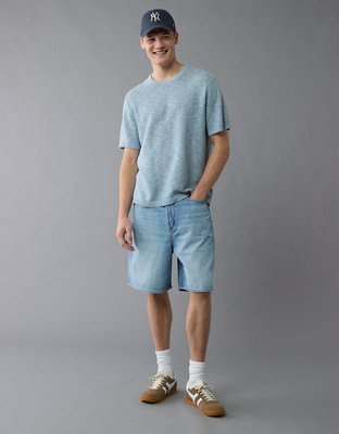 AE Linen-Blend Sweater T-Shirt