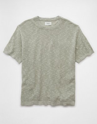 AE Linen-Blend Sweater T-Shirt