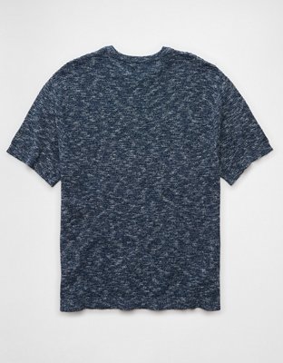 T-shirt en tricot de mélange de lin AE