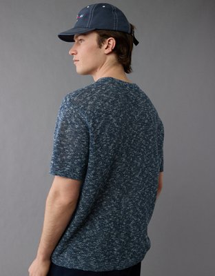 AE Linen-Blend Sweater T-Shirt