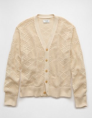AE V-Neck Crochet Cardigan
