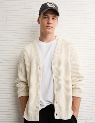 AE Washed Shaker Cardigan