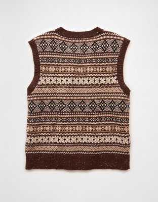AE Fairisle Sweater Vest
