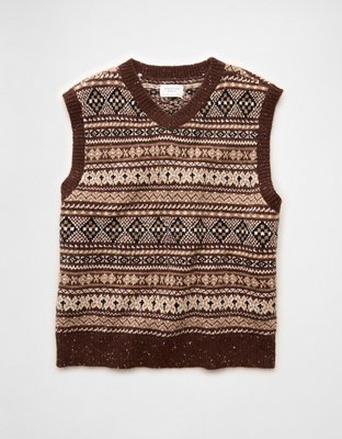 AE Fairisle Sweater Vest