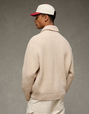 AE Chunky Knit Shawl Cardigan