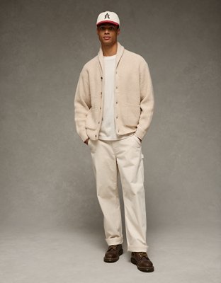 AE Chunky Knit Shawl Cardigan