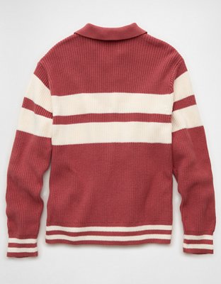 AE Chest Stripe Rugby Sweater
