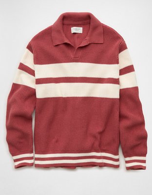 AE Chest Stripe Rugby Sweater