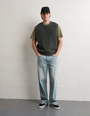 AE Garment-Washed Shaker Stitch Sweater Vest from American Eagle - $49.45
