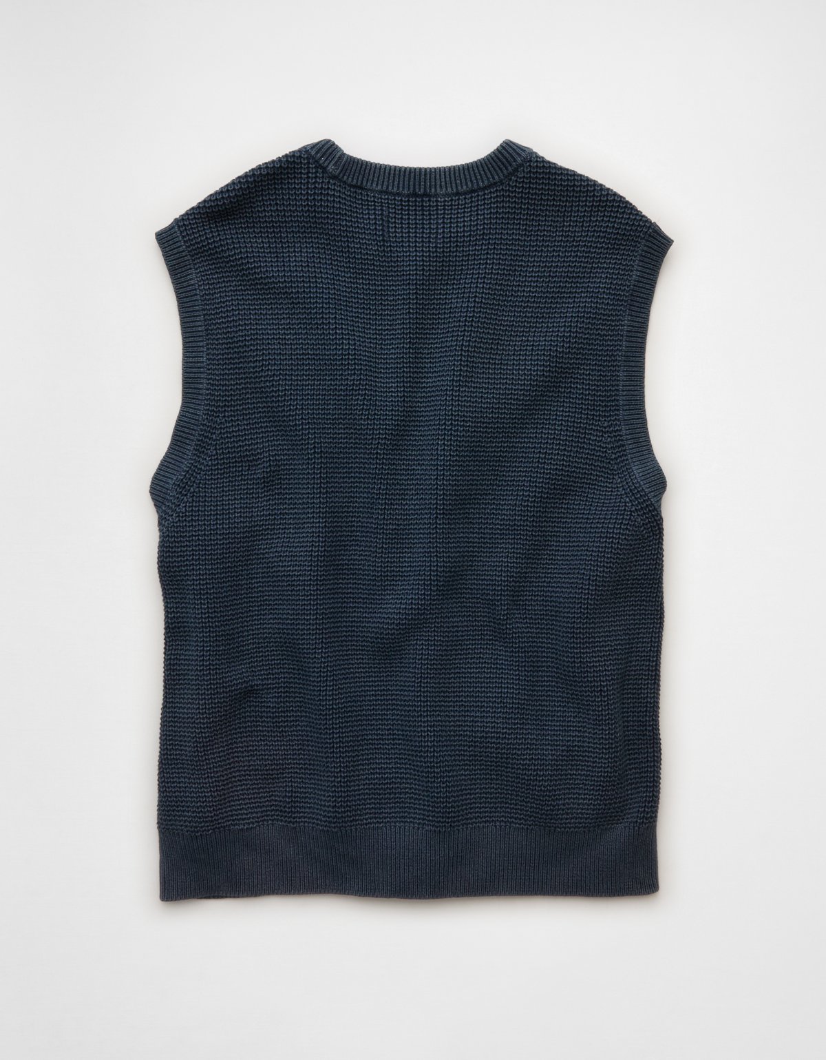 AE Garment-Washed Shaker Stitch Sweater Vest - image 5