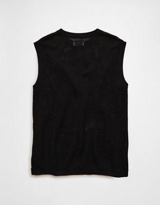 AE Open-Knit Sweater Tank