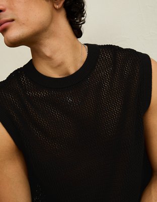 AE Open-Knit Sweater Tank | American Eagle