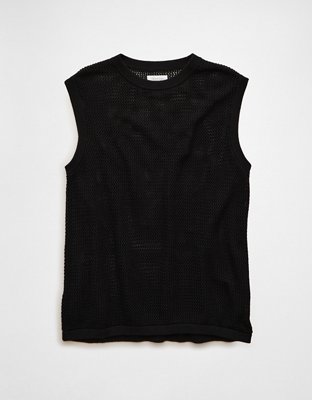 AE Open-Knit Sweater Tank