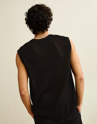 AE Open-Knit Sweater Tank | American Eagle