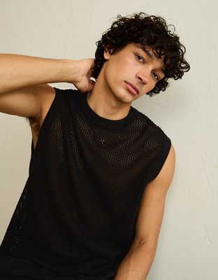 AE Open-Knit Sweater Tank | American Eagle