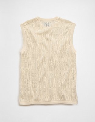 AE Open-Knit Sweater Tank