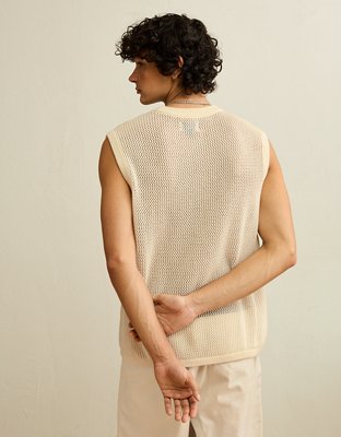 AE Open-Knit Sweater Tank