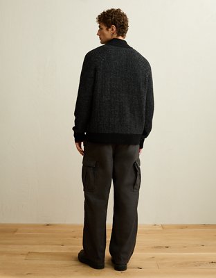 AE Quarter-Zip Textured Sweater