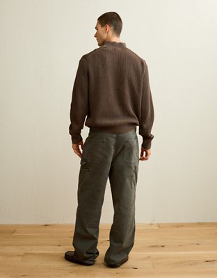 AE Quarter-Zip Fisherman Sweater