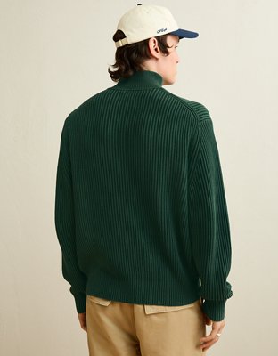 AE Quarter-Zip Fisherman Sweater