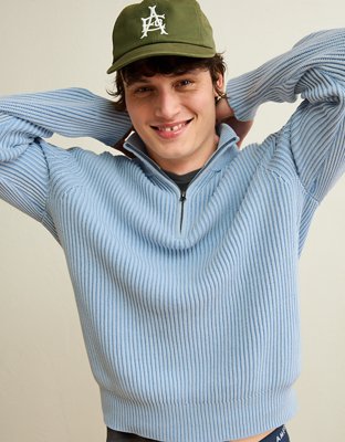 AE Quarter-Zip Fisherman Sweater