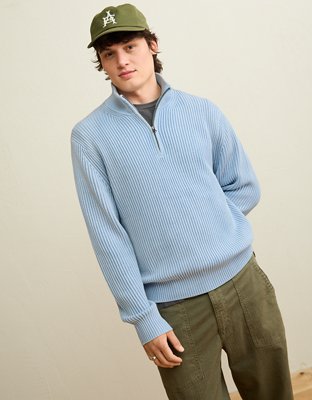 AE Quarter-Zip Fisherman Sweater