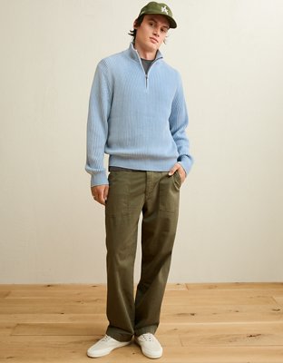 AE Quarter-Zip Fisherman Sweater