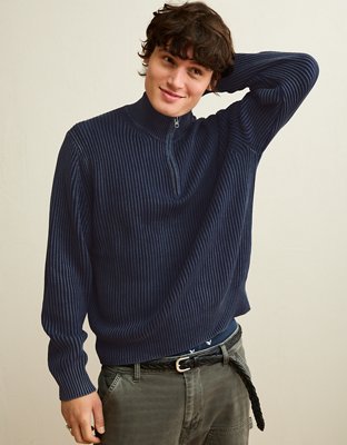 AE Quarter-Zip Fisherman Sweater