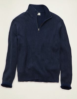 AE Quarter-Zip Fisherman Sweater