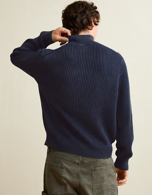 AE Quarter-Zip Fisherman Sweater