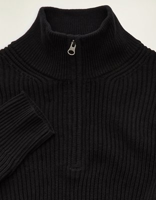 AE Quarter-Zip Fisherman Sweater
