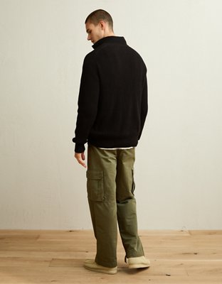 AE Quarter-Zip Fisherman Sweater