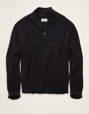 AE Quarter-Zip Fisherman Sweater