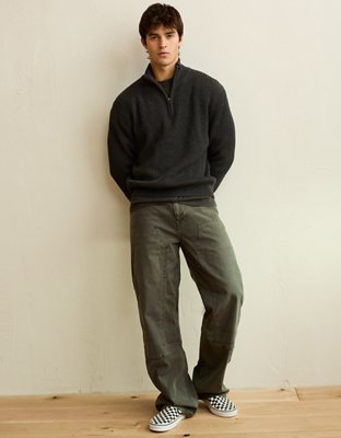 AE Quarter-Zip Fisherman Sweater