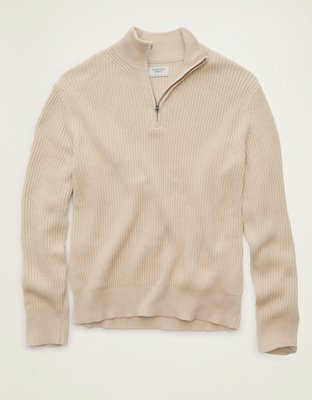 AE Quarter-Zip Fisherman Sweater