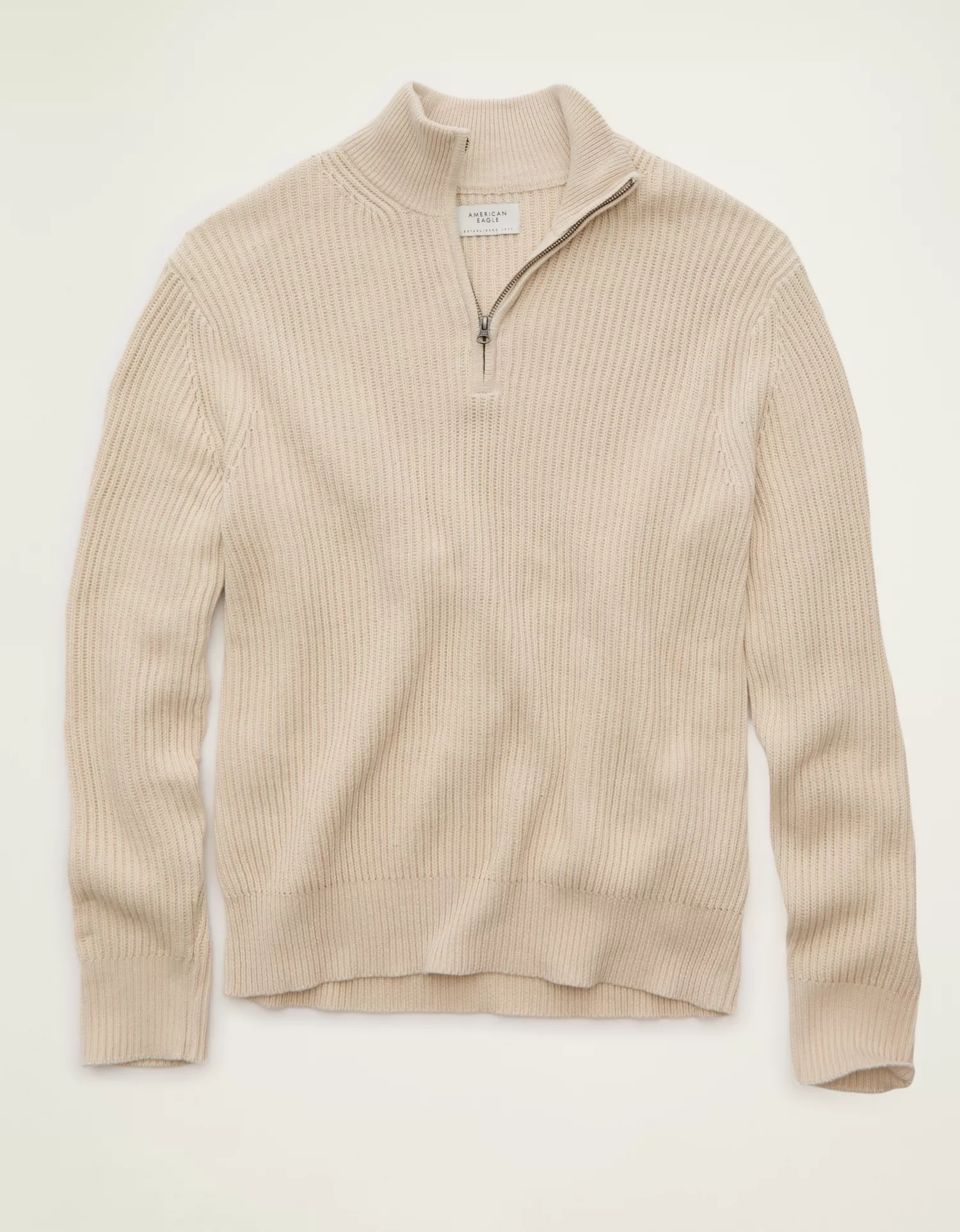 AE Quarter-Zip Fisherman Sweater - thumbnail 4