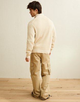 AE Quarter-Zip Fisherman Sweater
