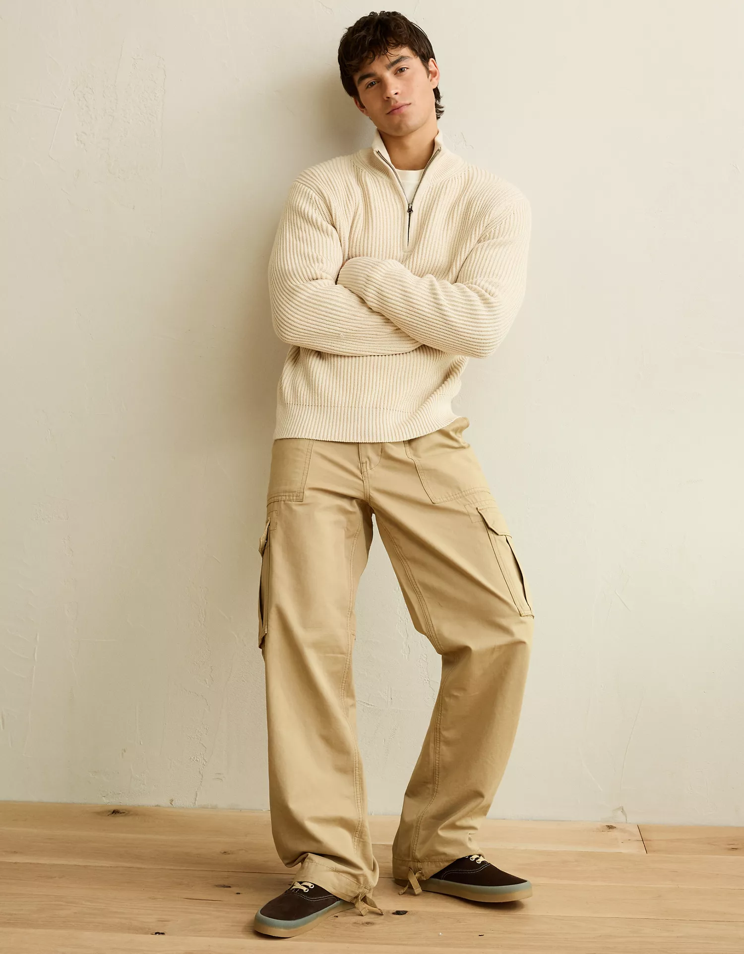 AE Quarter-Zip Fisherman Sweater - thumbnail 6