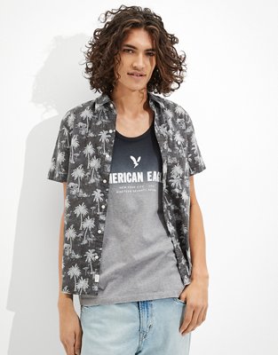 Мужские топы American Eagle AE Super Soft Dip-Dye Graphic Tank Top — фото 2